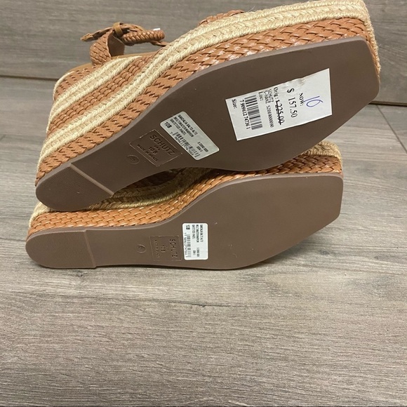 SCHUTZ | Nani Two Toned Braided Espadrille Wedge - Picture 10 of 12